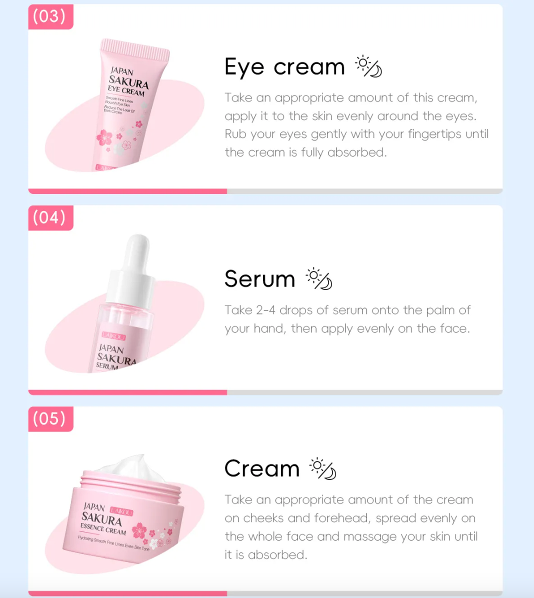 Cherry Blossom Skincare Set – 6pcs