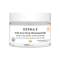 DERMA E Anti-Acne Deep Cleansing Acne Pads 50 Exfoliating Face Wipes with Azelaic Acid Salicylic Acid & Chamomile Acne Treatment for Face & Body Helps Fight Breakouts & Blemishes