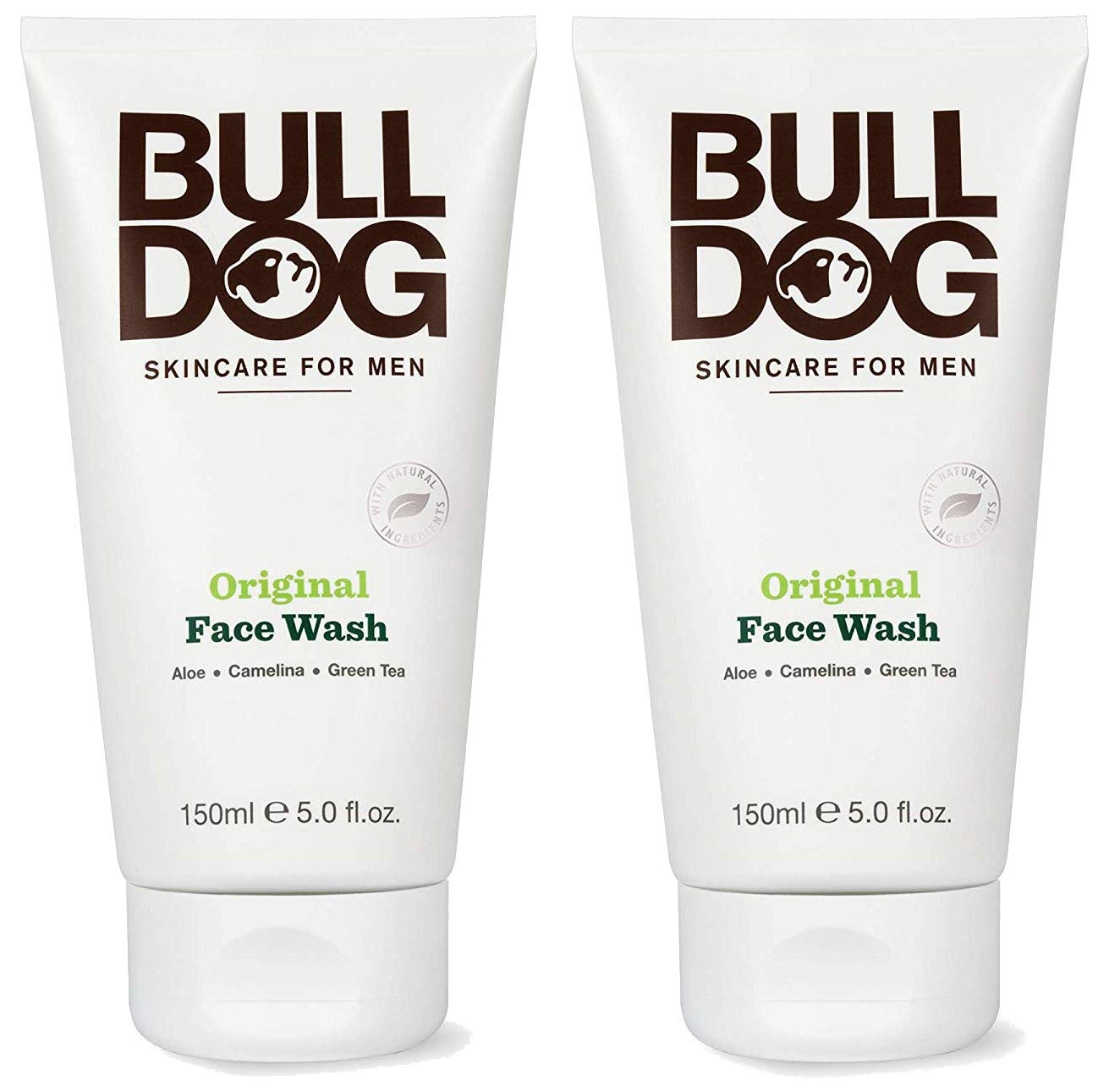 Bulldog Skincare and Grooming For Men Original Face Wash Pack of 2 5 Ounce