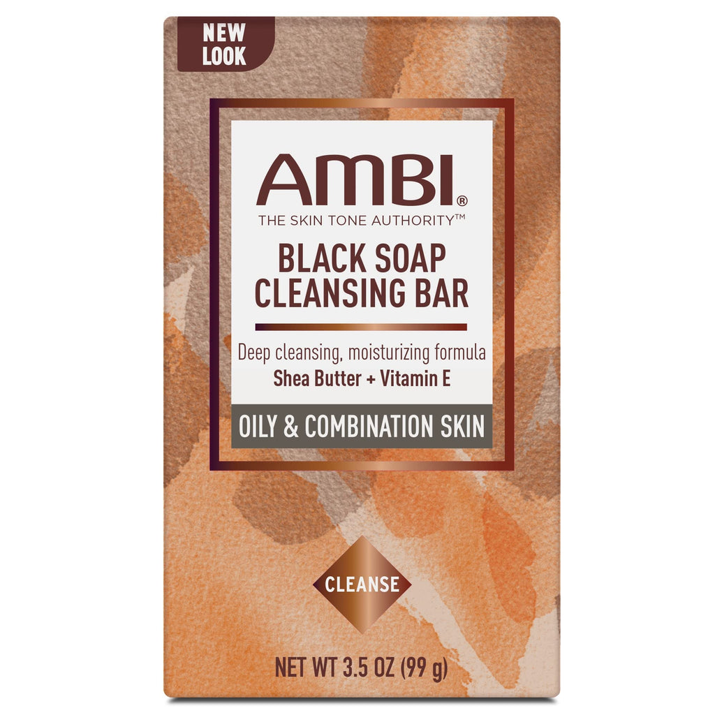 Ambi Skincare Black Soap with Shea Butter 3.5 Oz (Pack of 6)