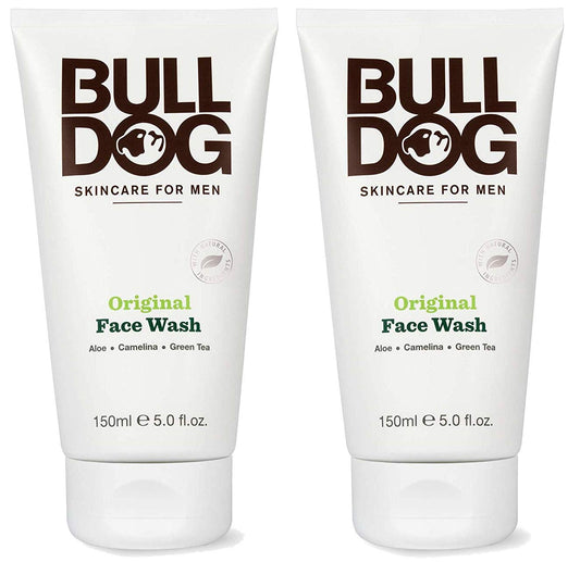 Bulldog Skincare and Grooming For Men Original Face Wash Pack of 2 5 Ounce