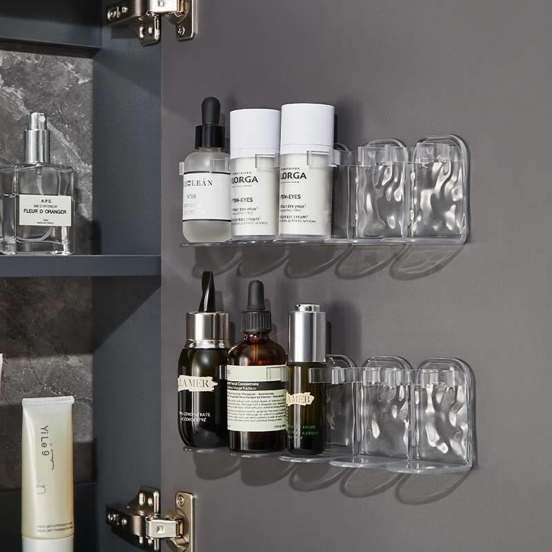 Glacier Pattern Bathroom Organizer for Skincare and Toothbrush